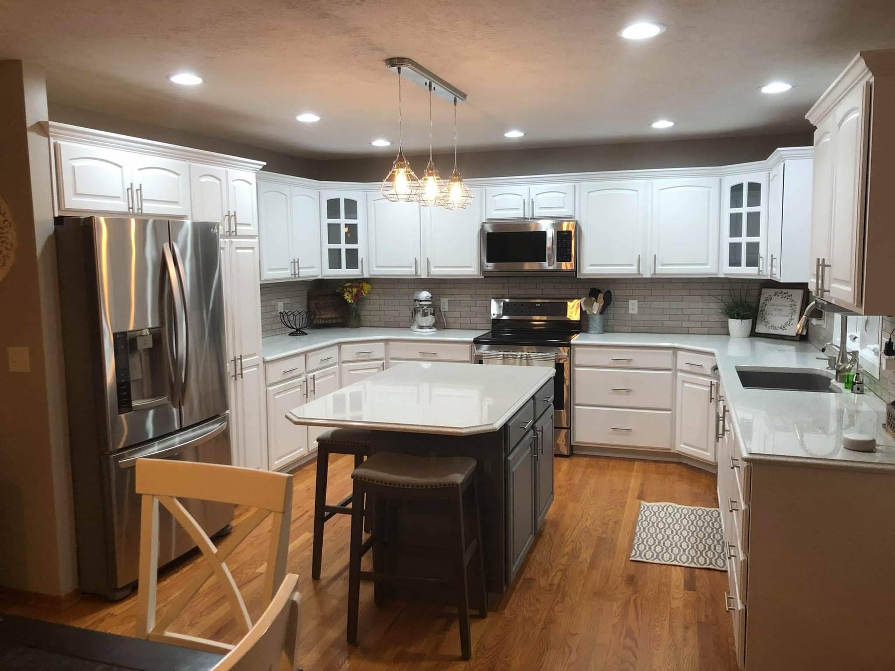 Kitchen cabinet refinish · Beatrice
